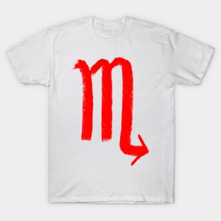 Scorpio ZODIAC SIGN - INK T-Shirt